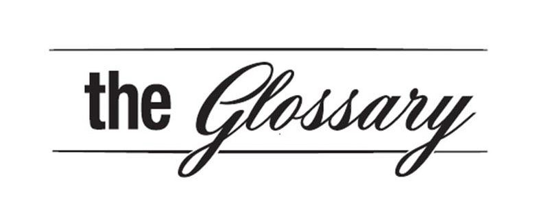 Trademark Logo THE GLOSSARY