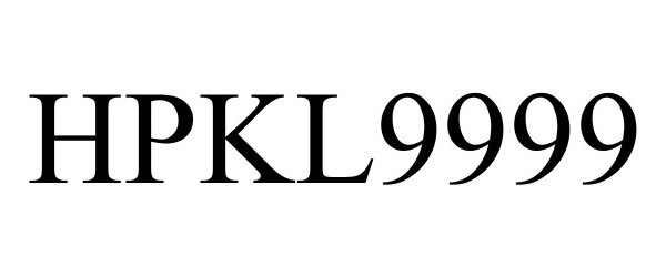 Trademark Logo HPKL9999
