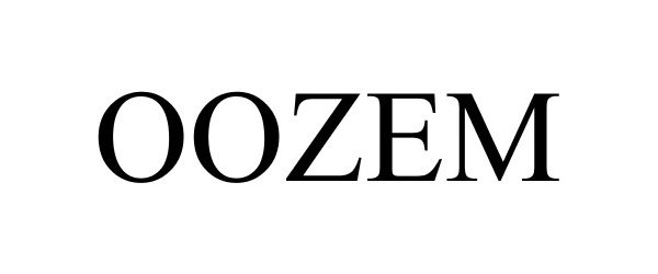 Trademark Logo OOZEM