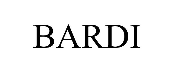 Trademark Logo BARDI