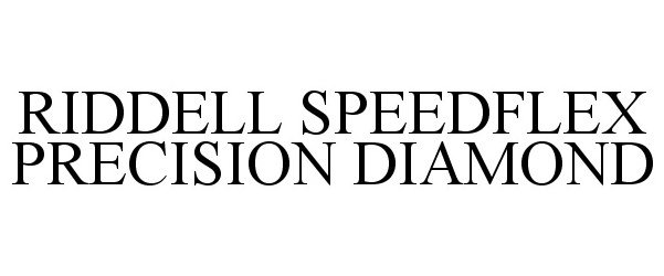  RIDDELL SPEEDFLEX PRECISION DIAMOND