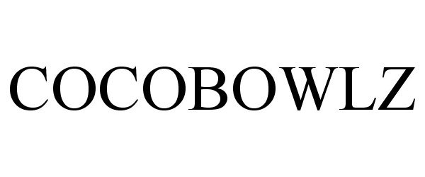 Trademark Logo COCOBOWLZ