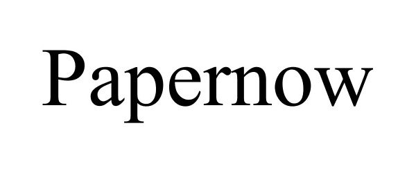Trademark Logo PAPERNOW
