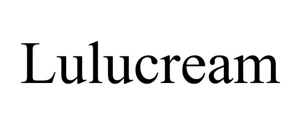 Trademark Logo LULUCREAM