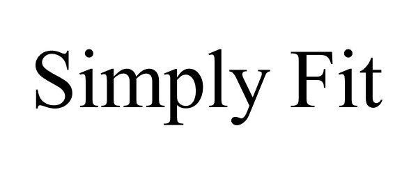 Trademark Logo SIMPLY FIT