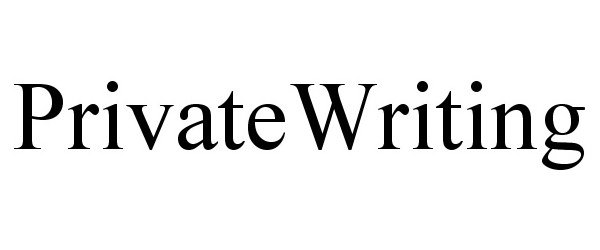  PRIVATEWRITING