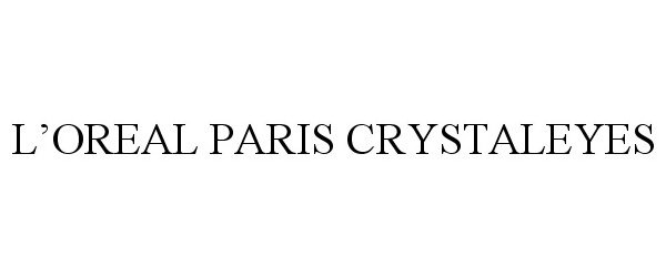  L'OREAL PARIS CRYSTALEYES