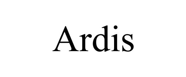Trademark Logo ARDIS
