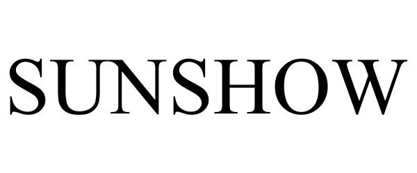 Trademark Logo SUNSHOW