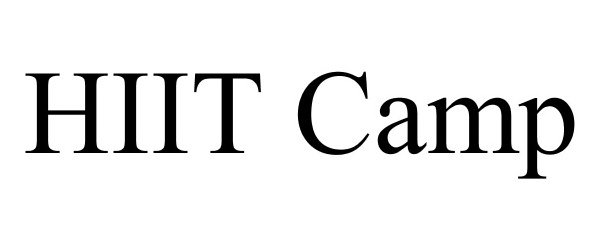 Trademark Logo HIIT CAMP