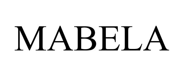 Trademark Logo MABELA
