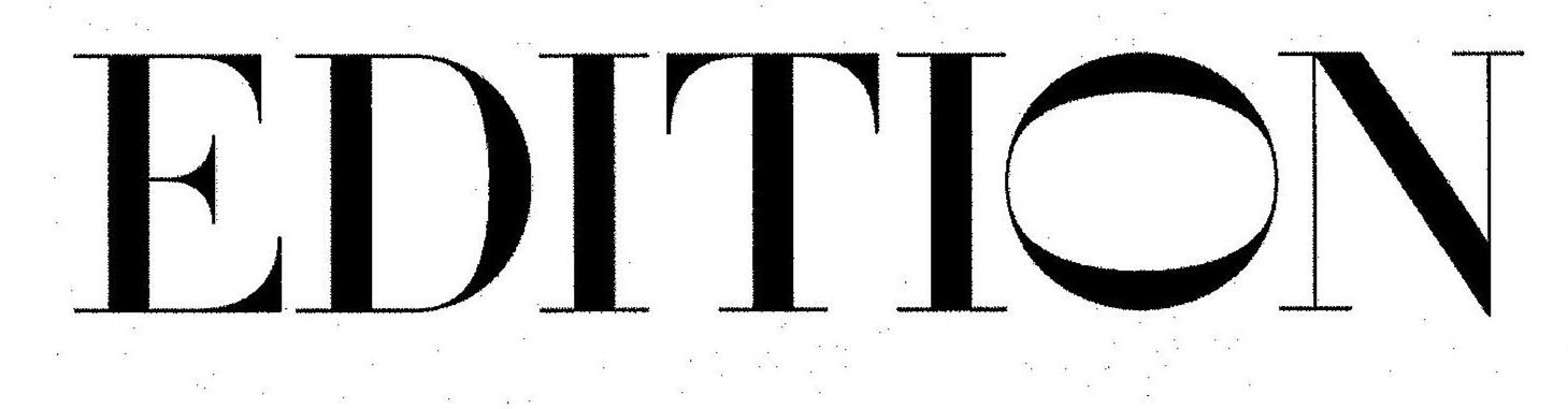 Trademark Logo EDITION