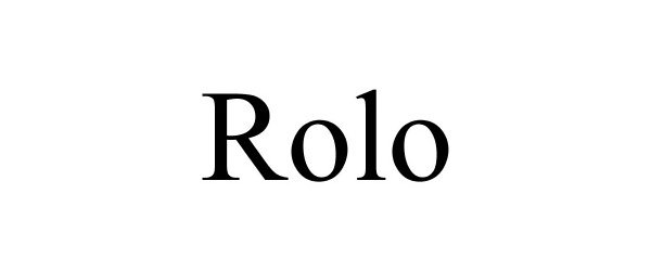 Trademark Logo ROLO