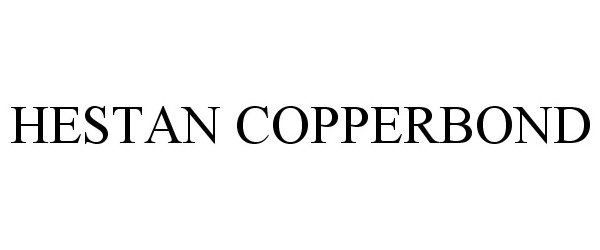 Trademark Logo HESTAN COPPERBOND