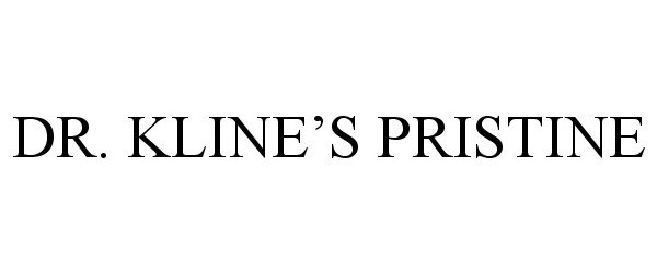 Trademark Logo DR. KLINE'S PRISTINE