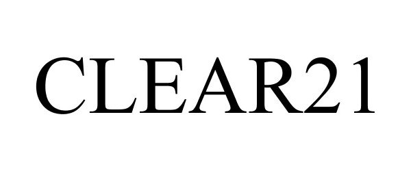 Trademark Logo CLEAR21