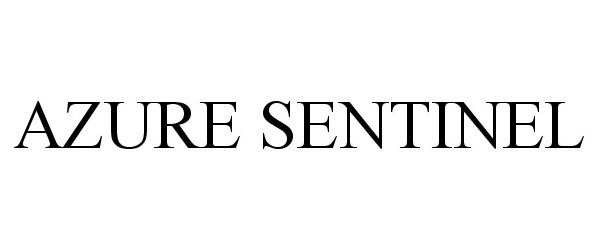 Trademark Logo AZURE SENTINEL