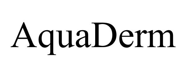 Trademark Logo AQUADERM