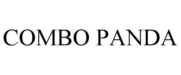 Trademark Logo COMBO PANDA