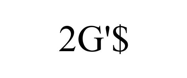 Trademark Logo 2G'$