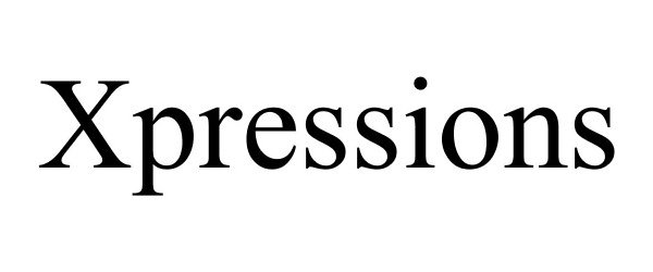 Trademark Logo XPRESSIONS