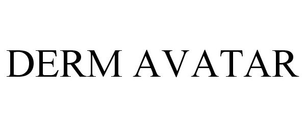 Trademark Logo DERM AVATAR