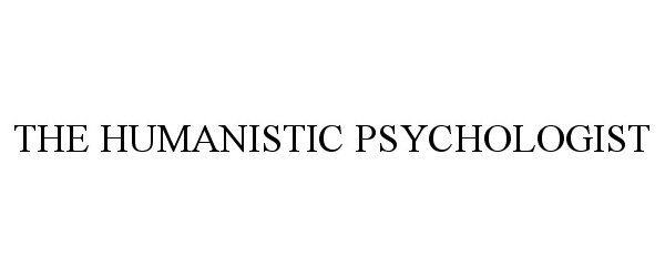 Trademark Logo THE HUMANISTIC PSYCHOLOGIST