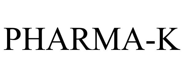 Trademark Logo PHARMA-K