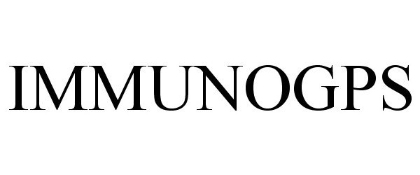 Trademark Logo IMMUNOGPS