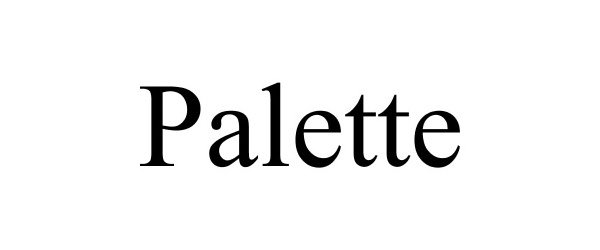 Trademark Logo PALETTE