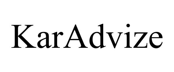 Trademark Logo KARADVIZE