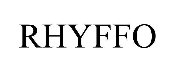 Trademark Logo RHYFFO