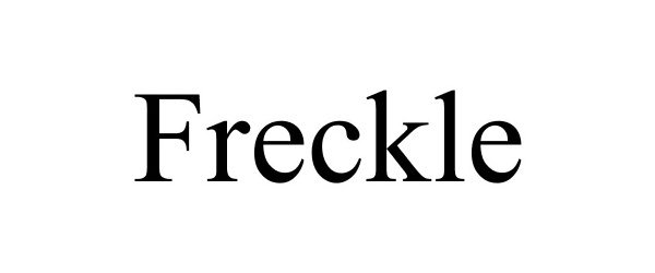 Trademark Logo FRECKLE