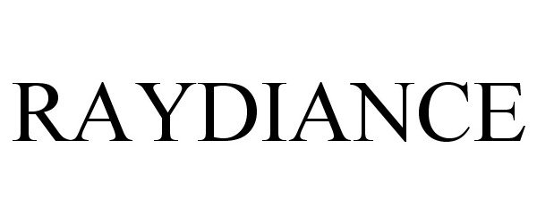 Trademark Logo RAYDIANCE