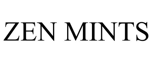 Trademark Logo ZEN MINTS