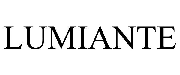 Trademark Logo LUMIANTE
