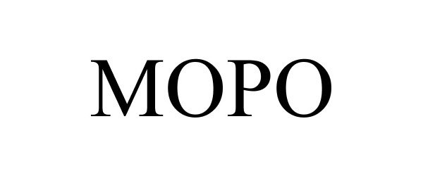 Trademark Logo MOPO