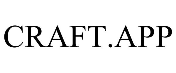 Trademark Logo CRAFT.APP