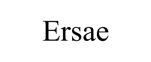  ERSAE