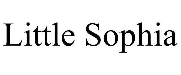Trademark Logo LITTLE SOPHIA