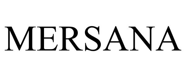 Trademark Logo MERSANA