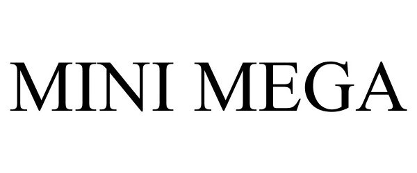 Trademark Logo MINI MEGA