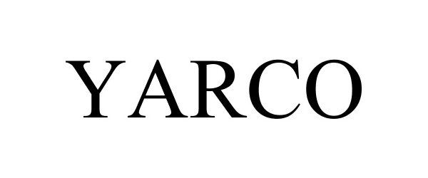 Trademark Logo YARCO