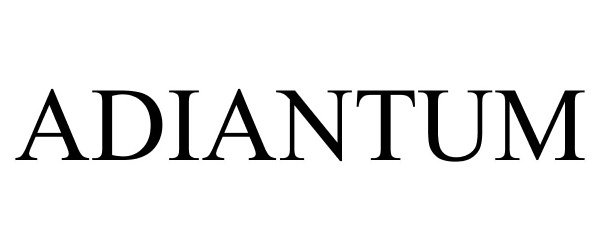 Trademark Logo ADIANTUM