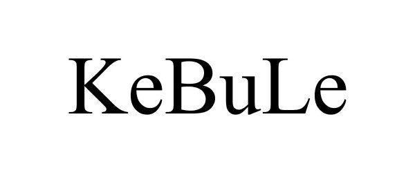 Trademark Logo KEBULE