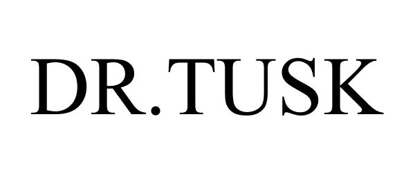 Trademark Logo DR.TUSK