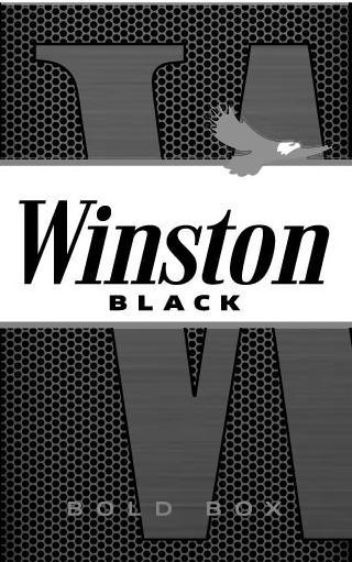  W WINSTON BLACK BOLD BOX