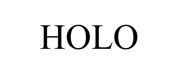 Trademark Logo HOLO