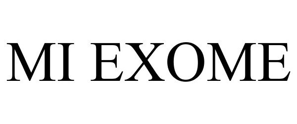 Trademark Logo MI EXOME