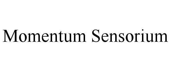 Trademark Logo MOMENTUM SENSORIUM